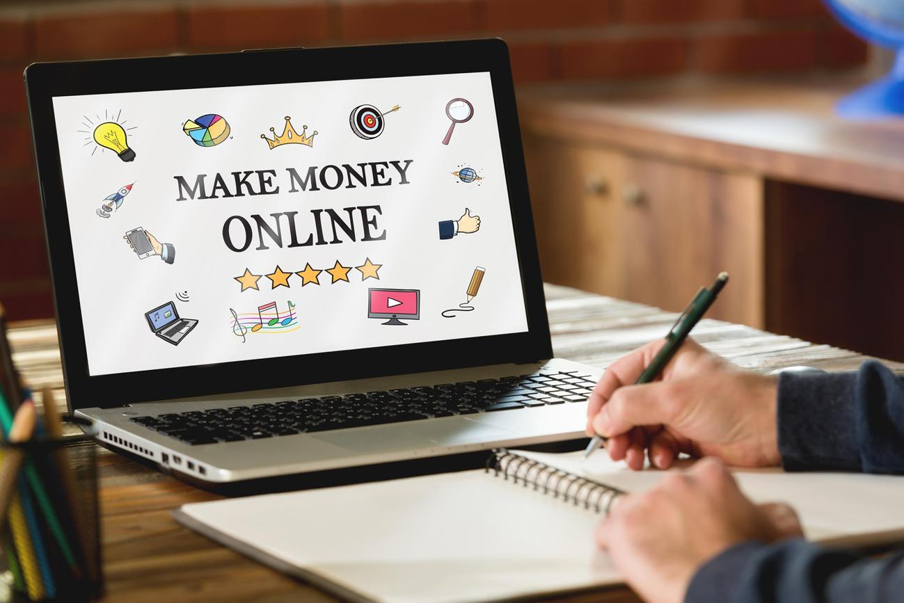 Imagem ilustrativa sobre como ganhar dinheiro online com marketing de afiliados.