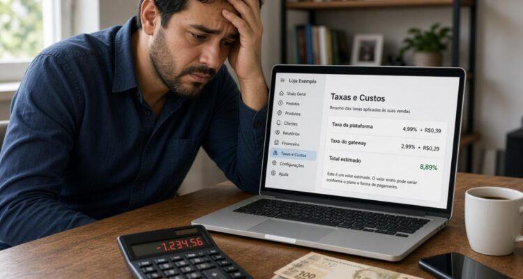 quanto voce perde com as taxas das plataformas